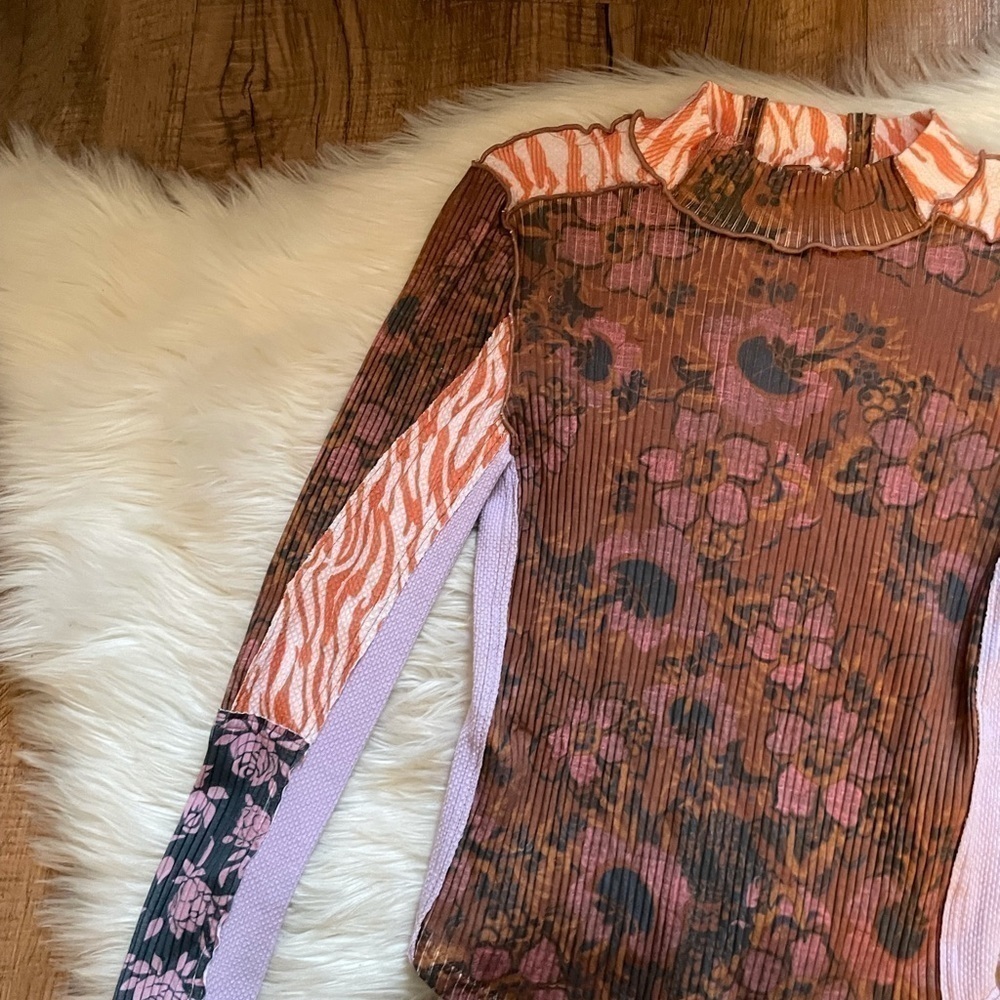 FREE PEOPLE Meadow Mix Long Sleeve Top - Picture 5 of 6